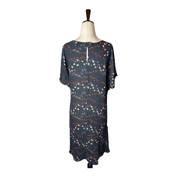 CAbi Dress Women Small Black Muse Floral Print Flutter Sleeve Mini Boho Cottage - Picture 3 of 10
